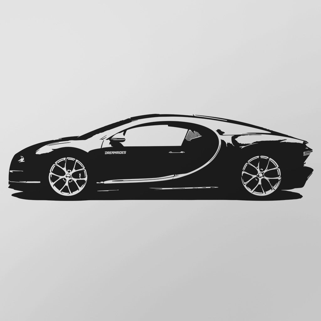 Bugatti Chiron (2017) - Wandtattoo