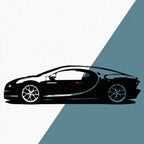 Bugatti Chiron (2017) - Wandtattoo