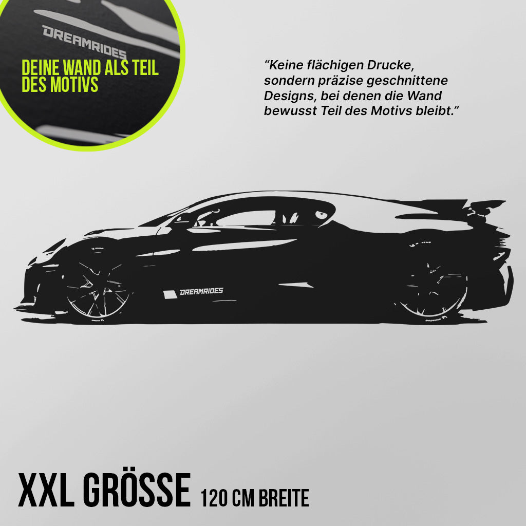 Bugatti Divo (2019) - Wandtattoo