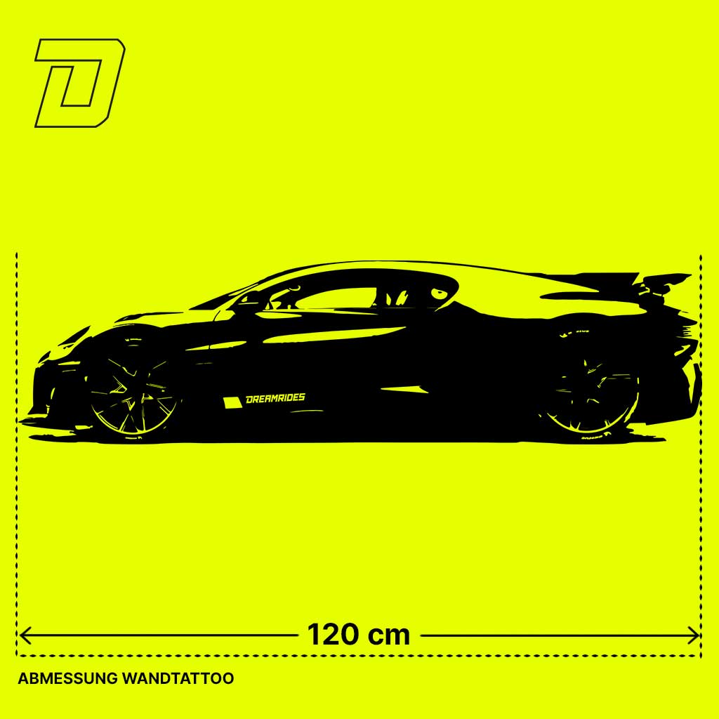 Wandtattoo - Bugatti Divo (2019)