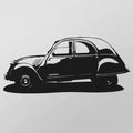 Citroen 2CV (1950) - Wandtattoo