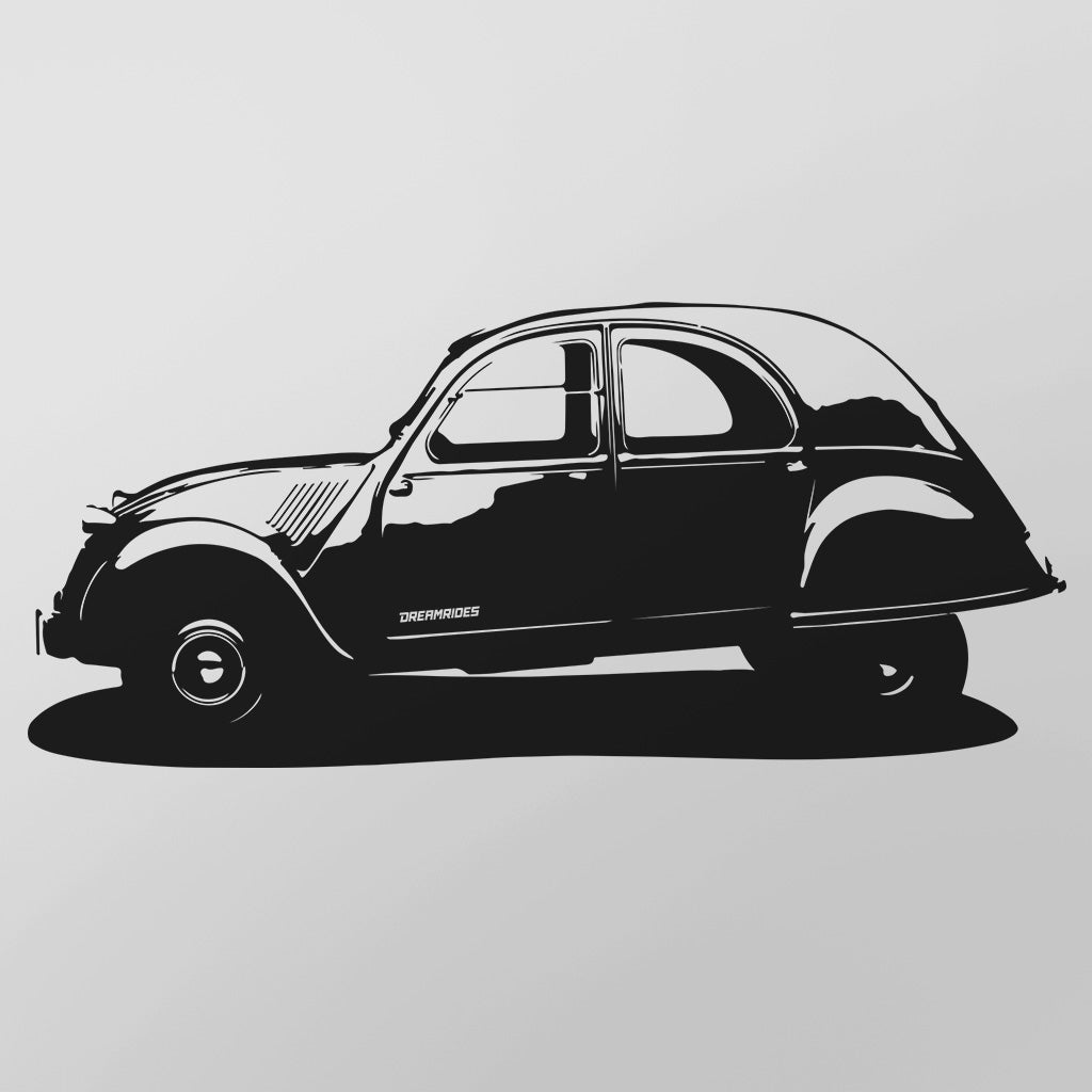 Citroen 2CV (1950) - Wandtattoo