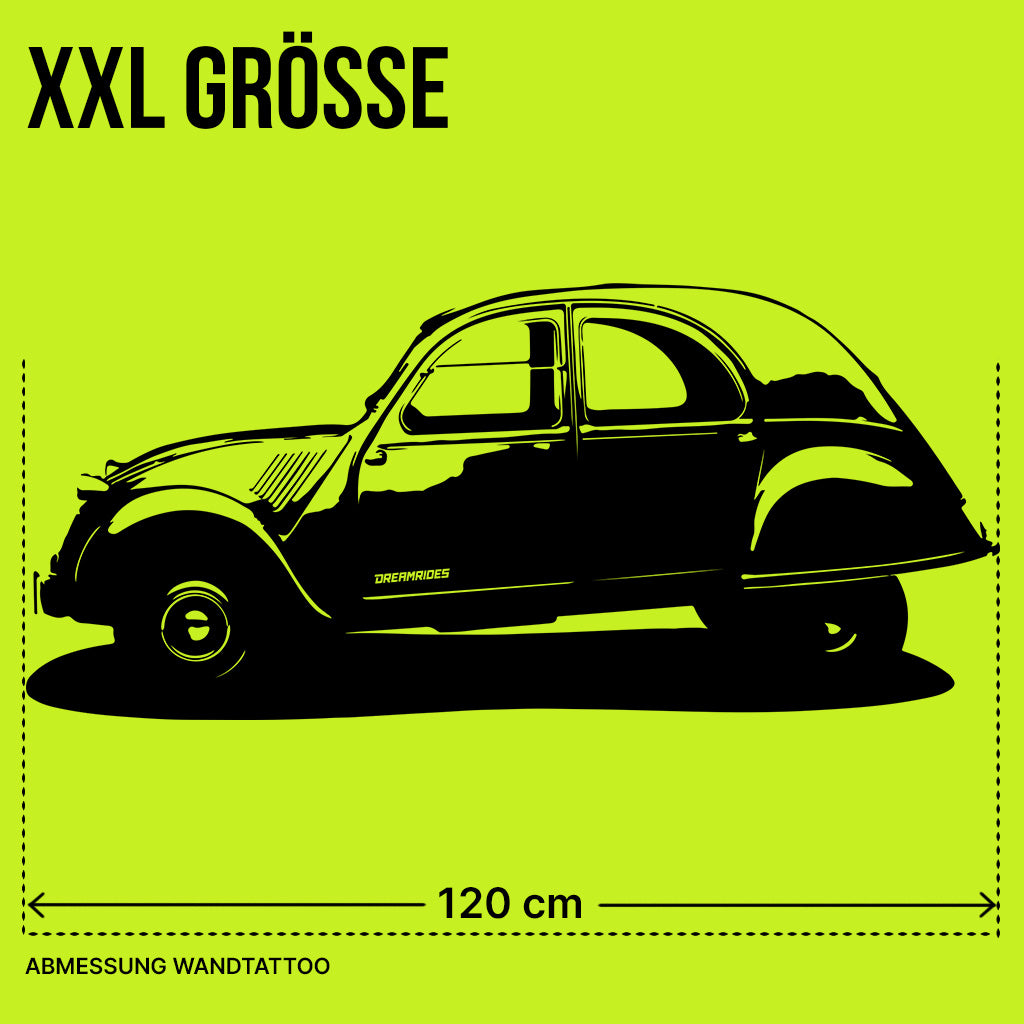 Citroen 2CV (1950) - Wandtattoo