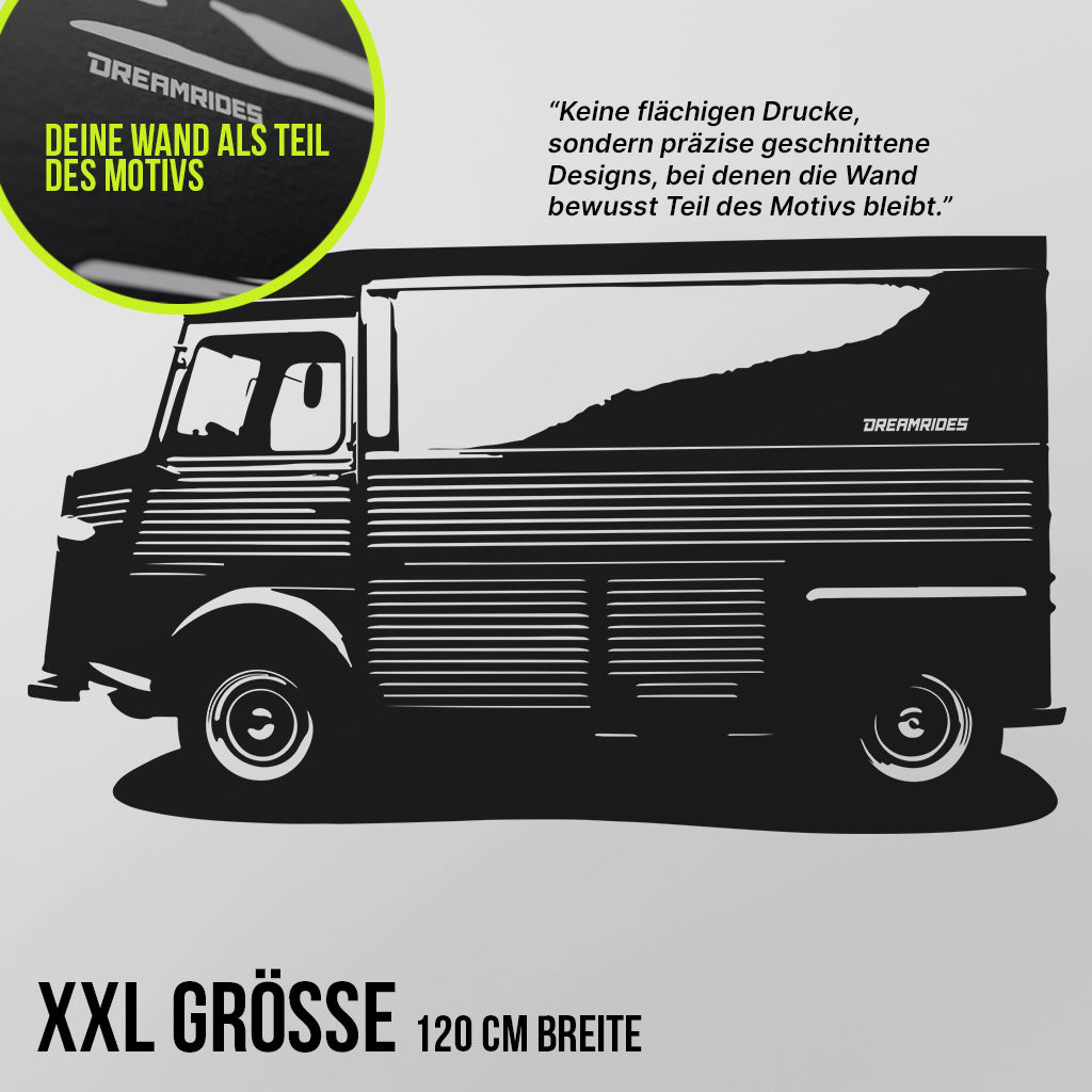 Citroen Typ H (1947) - Wandtattoo