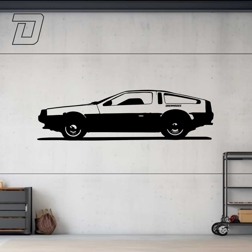 DeLorean DMC-12 (1981) - Wandtattoo