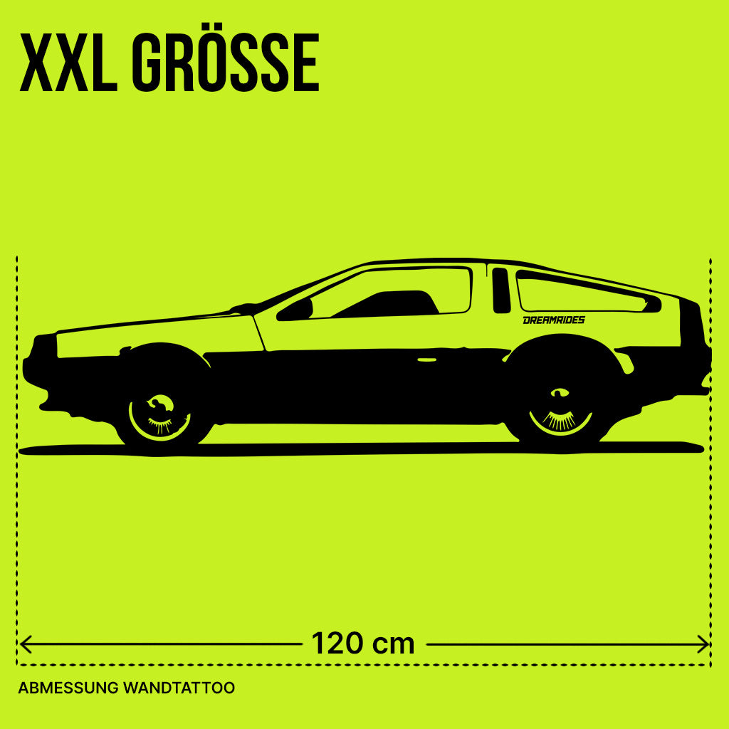 DeLorean DMC-12 (1981) - Wandtattoo