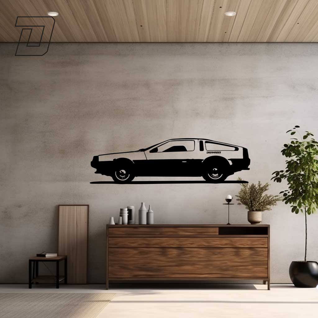 DeLorean DMC-12 (1981) - Wandtattoo