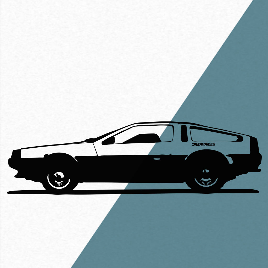 DeLorean DMC-12 (1981) - Wandtattoo