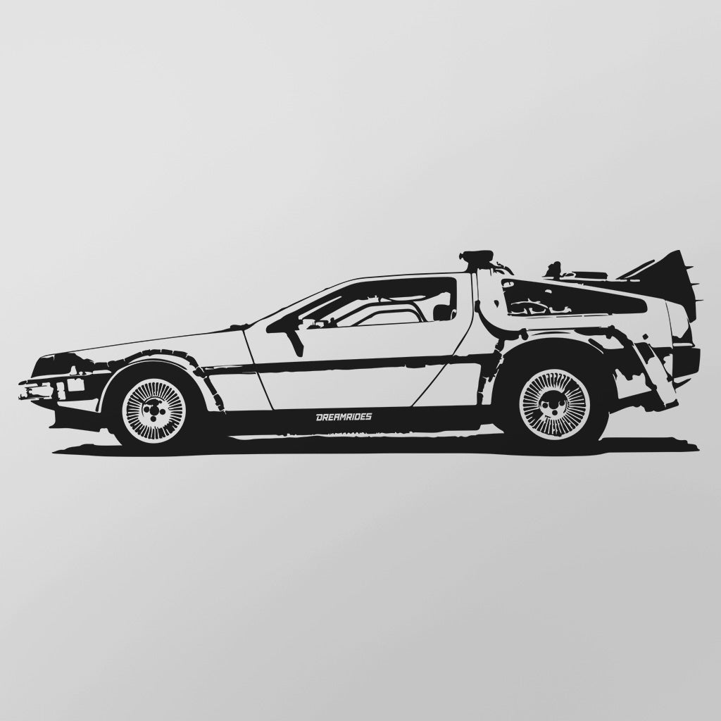DeLorean DMC-12 "Zeitmaschine" (1985) - Wandtattoo