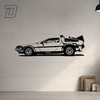 DeLorean DMC-12 "Zeitmaschine" (1985) - Wandtattoo