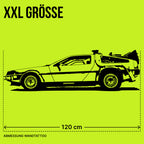 DeLorean DMC-12 "Zeitmaschine" (1985) - Wandtattoo