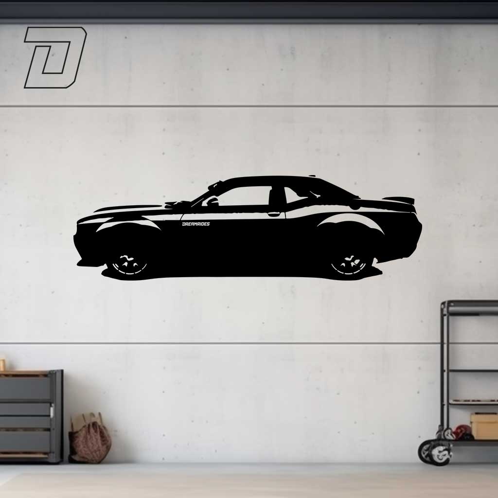 Dodge Challenger SRT Hellcat (2020) - Wandtattoo