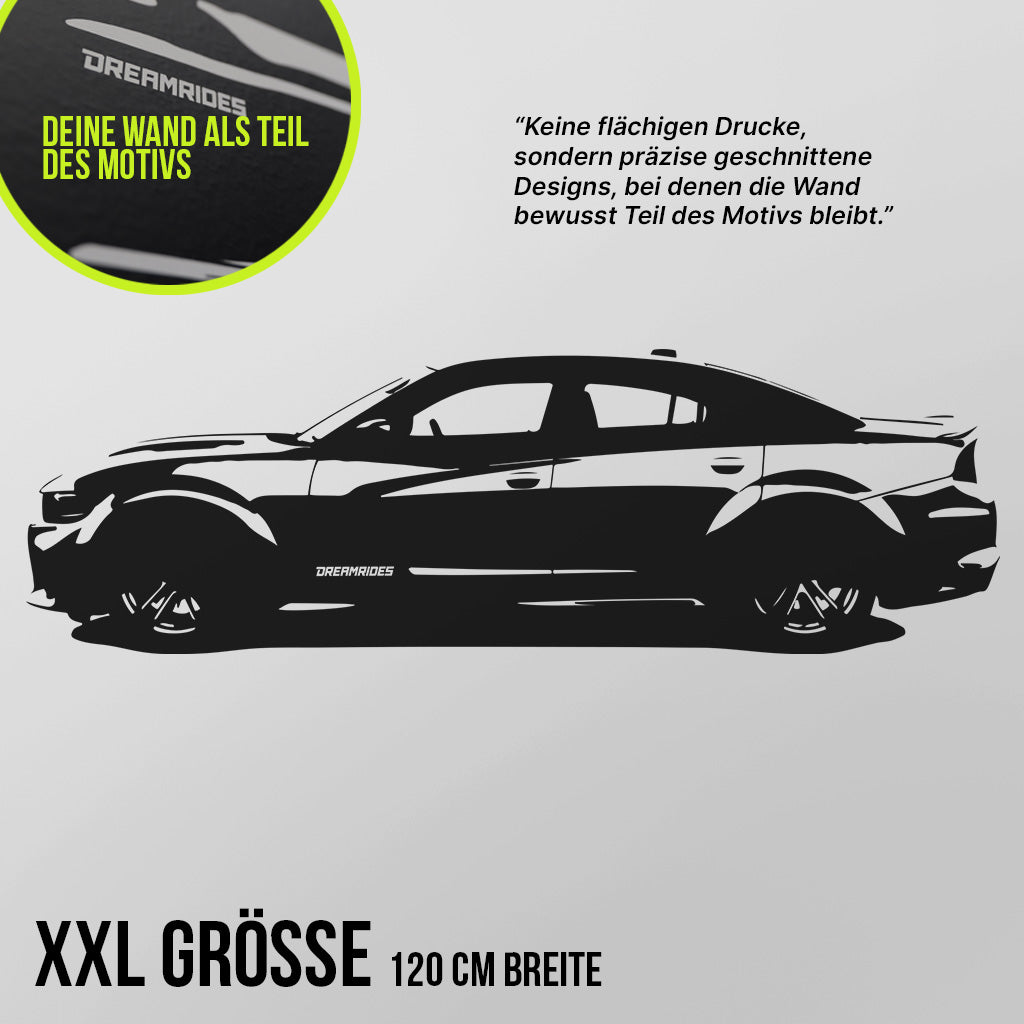 Dodge Charger SRT Hellcat (2019) - Wandtattoo