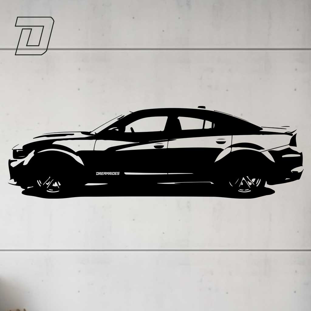 Wandtattoo - Dodge Charger SRT Hellcat (2019)