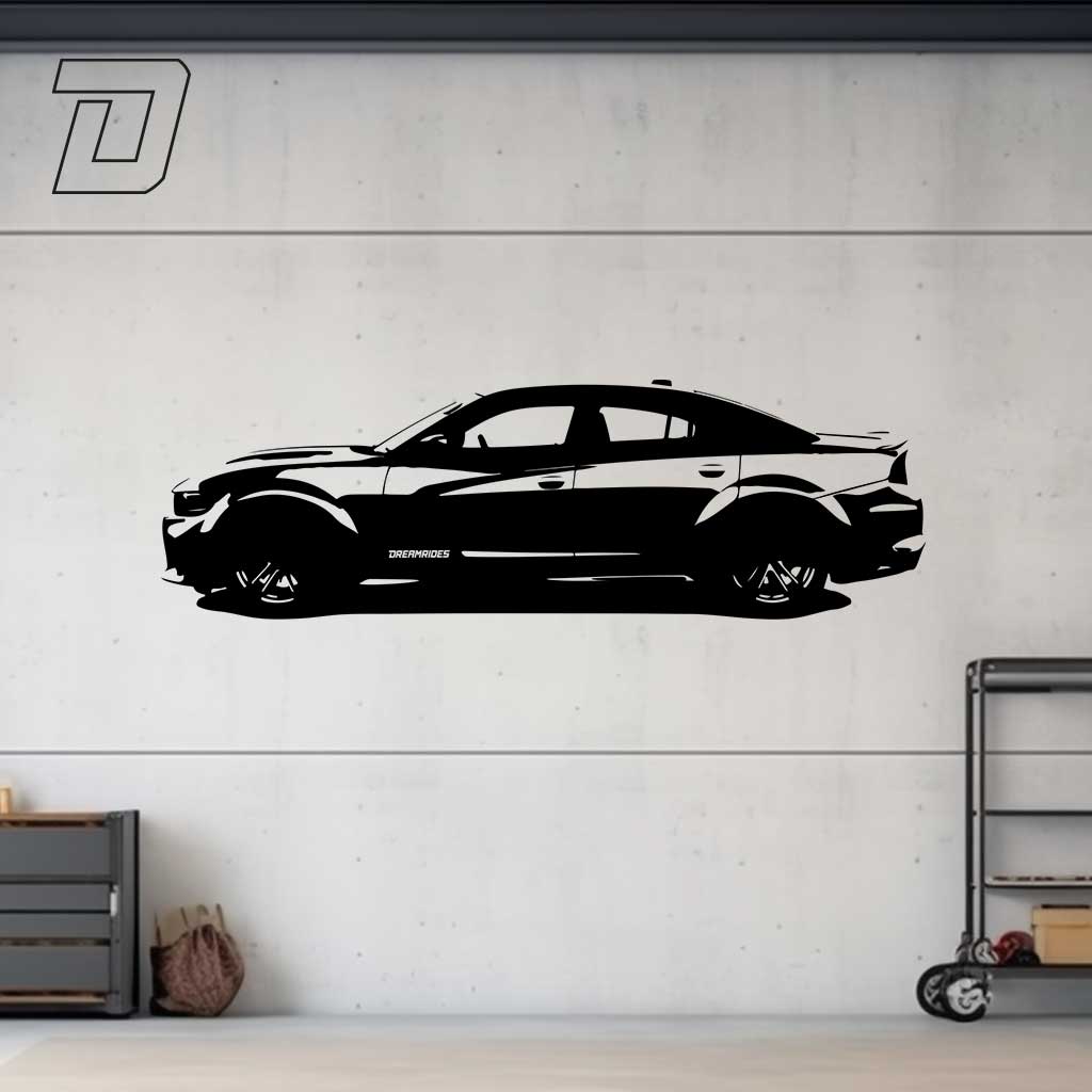 Wandtattoo - Dodge Charger SRT Hellcat (2019)
