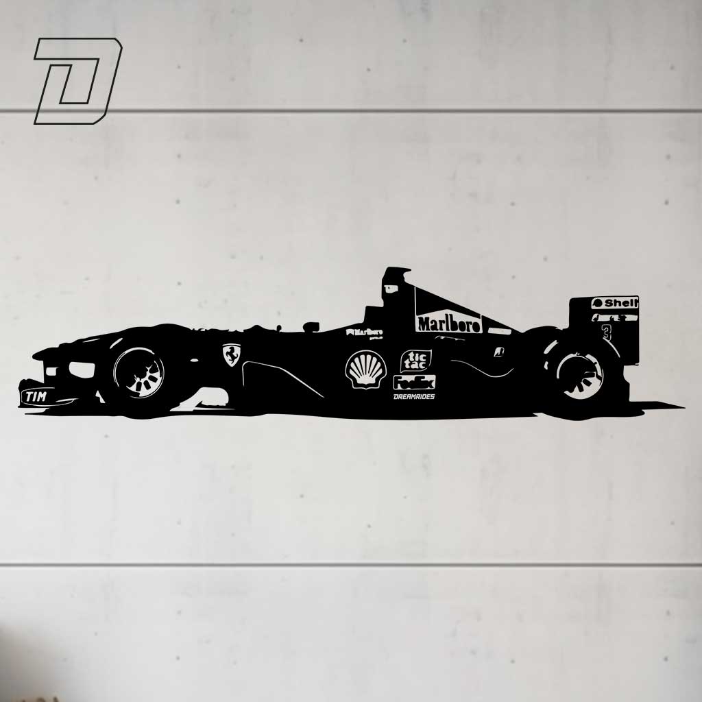 Wandtattoo - Ferrari "Michael Schumacher" (2000)