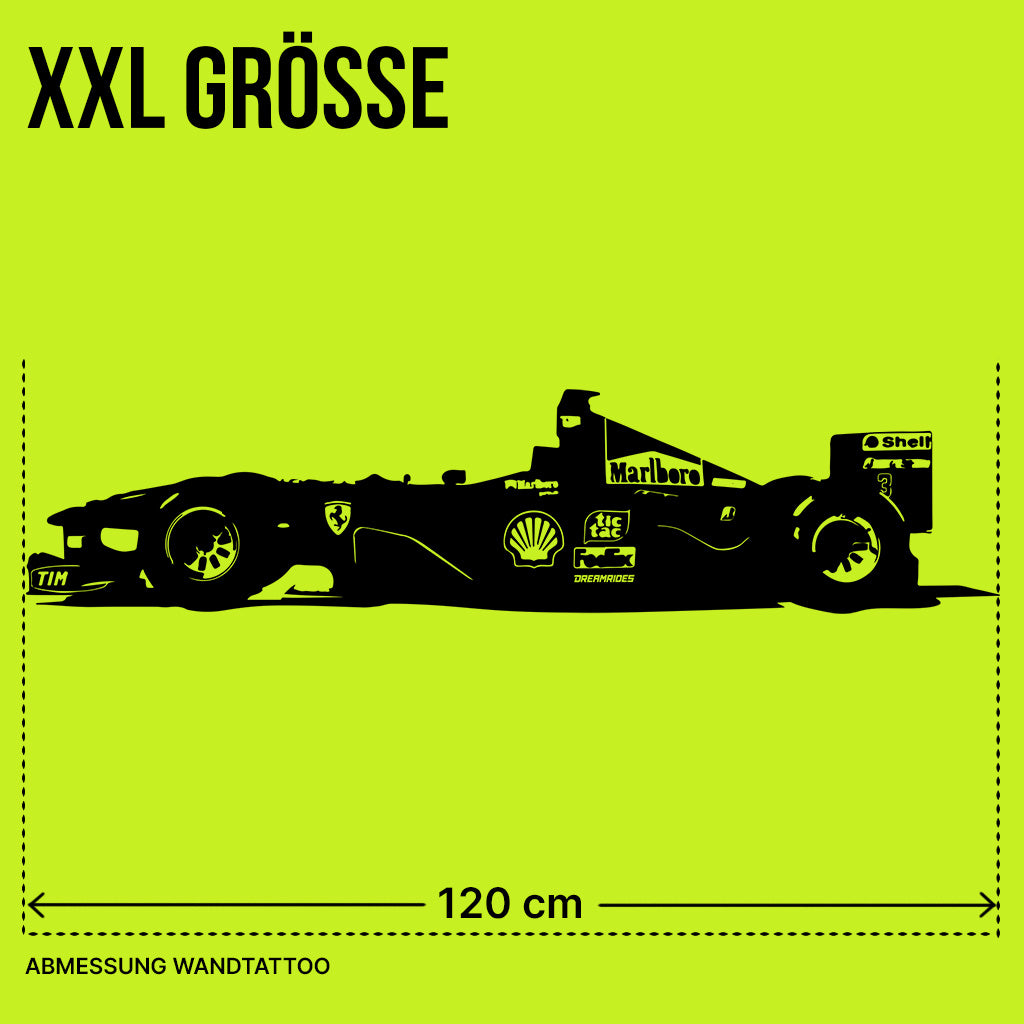 Ferrari "Michael Schumacher" (2000) - Wandtattoo