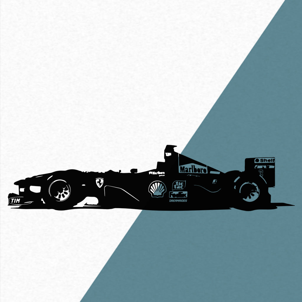 Ferrari "Michael Schumacher" (2000) - Wandtattoo