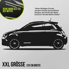FIAT 500e (2021) - Wandtattoo