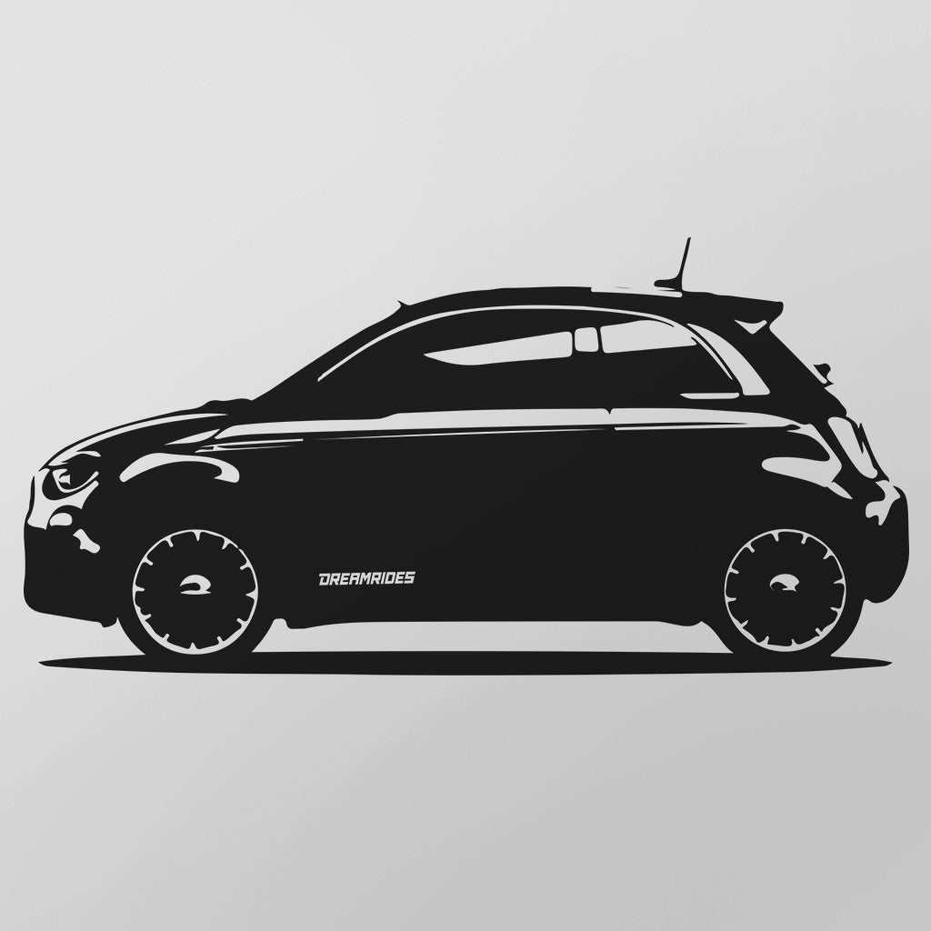 FIAT 500e (2021) - Wandtattoo