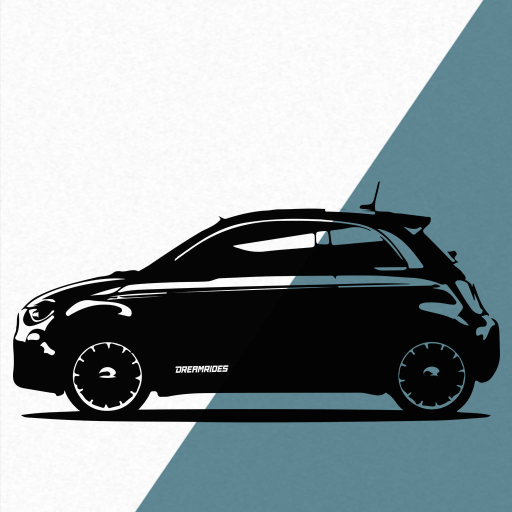 FIAT 500e (2021) - Wandtattoo