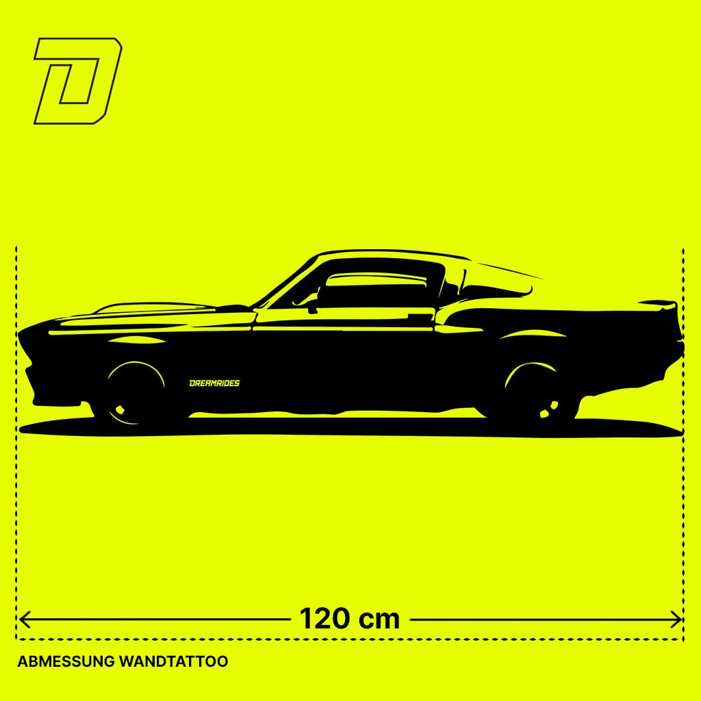 Wandtattoo - Ford Mustang Shelby (1967)