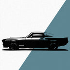 Ford Mustang Shelby (1967) - Wandtattoo