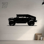 Wandtattoo - Hummer H1 (2002)