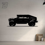 Hummer H1 (2002) - Wandtattoo