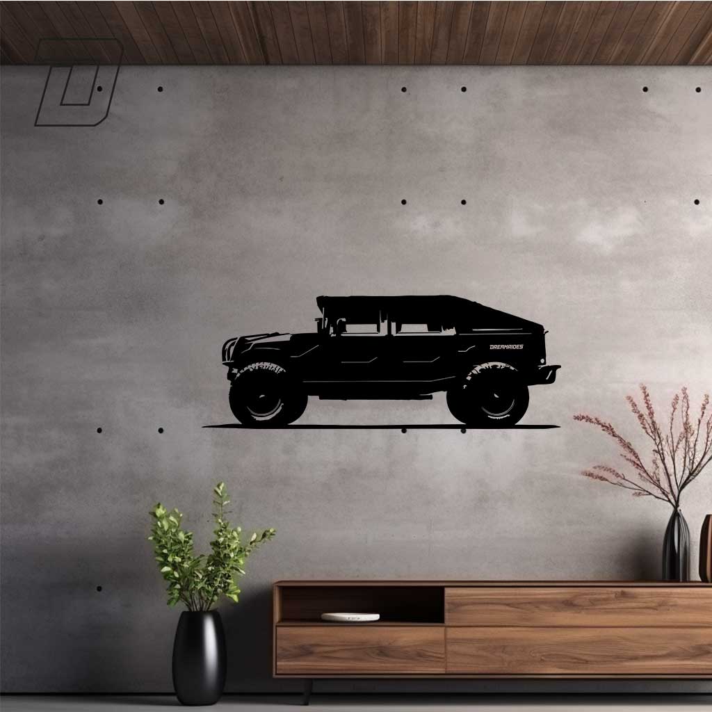 Wandtattoo - Hummer H1 (2002)