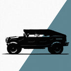 Hummer H1 (2002) - Wandtattoo
