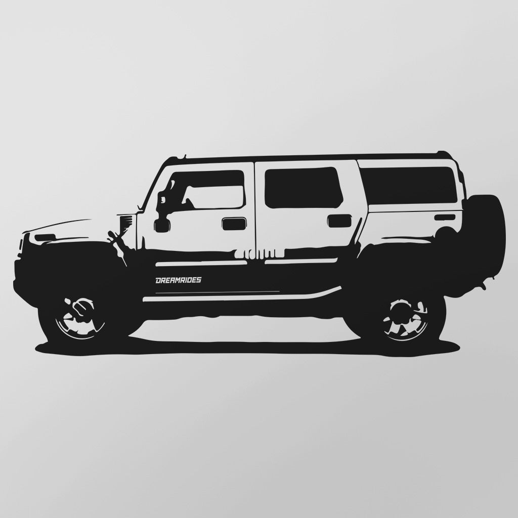 Hummer H2 (2004) - Wandtattoo