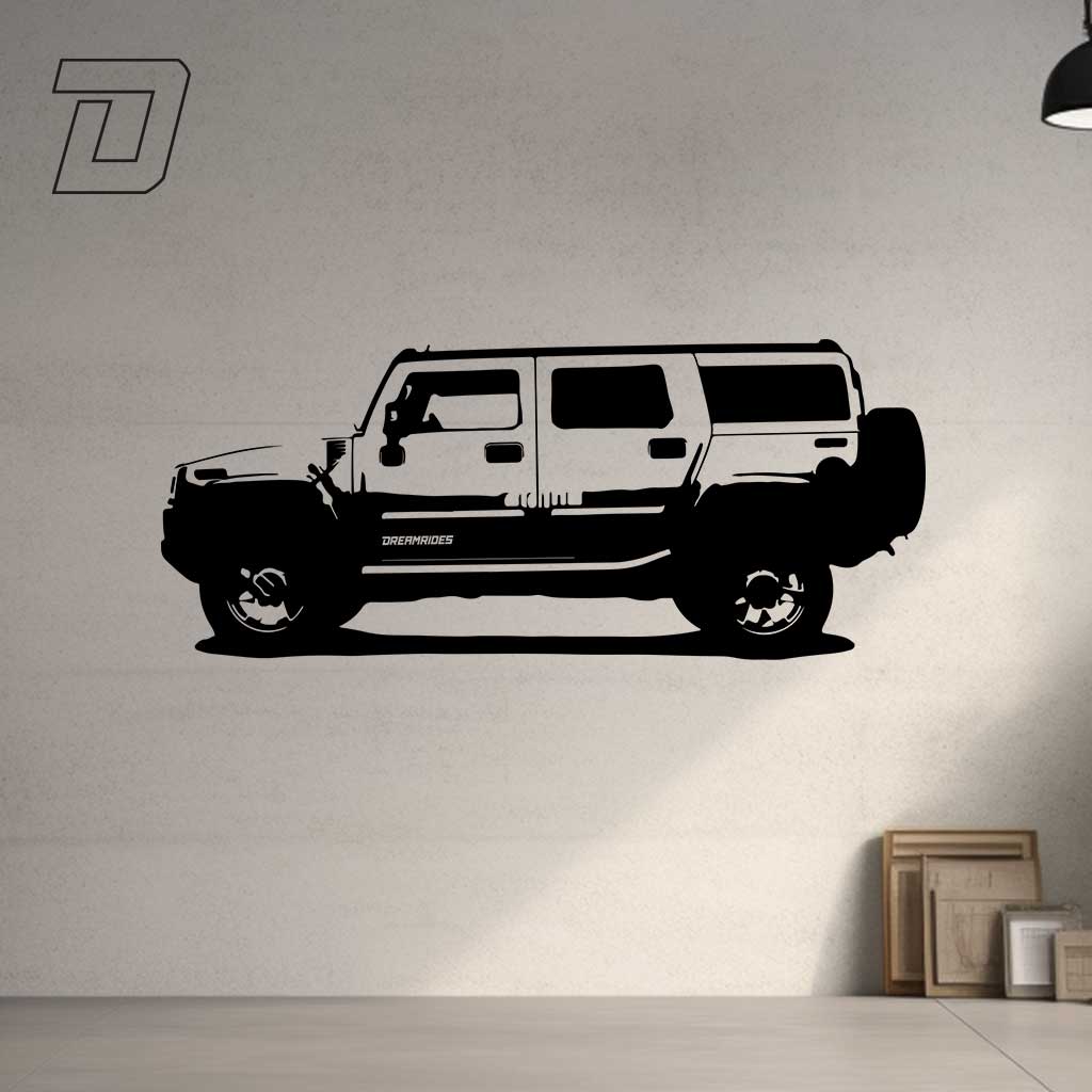 Hummer H2 (2004) - Wandtattoo