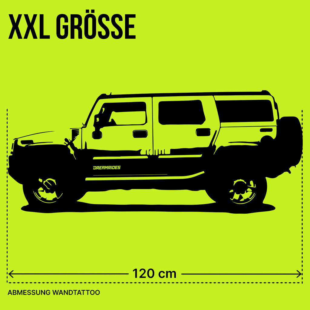 Hummer H2 (2004) - Wandtattoo
