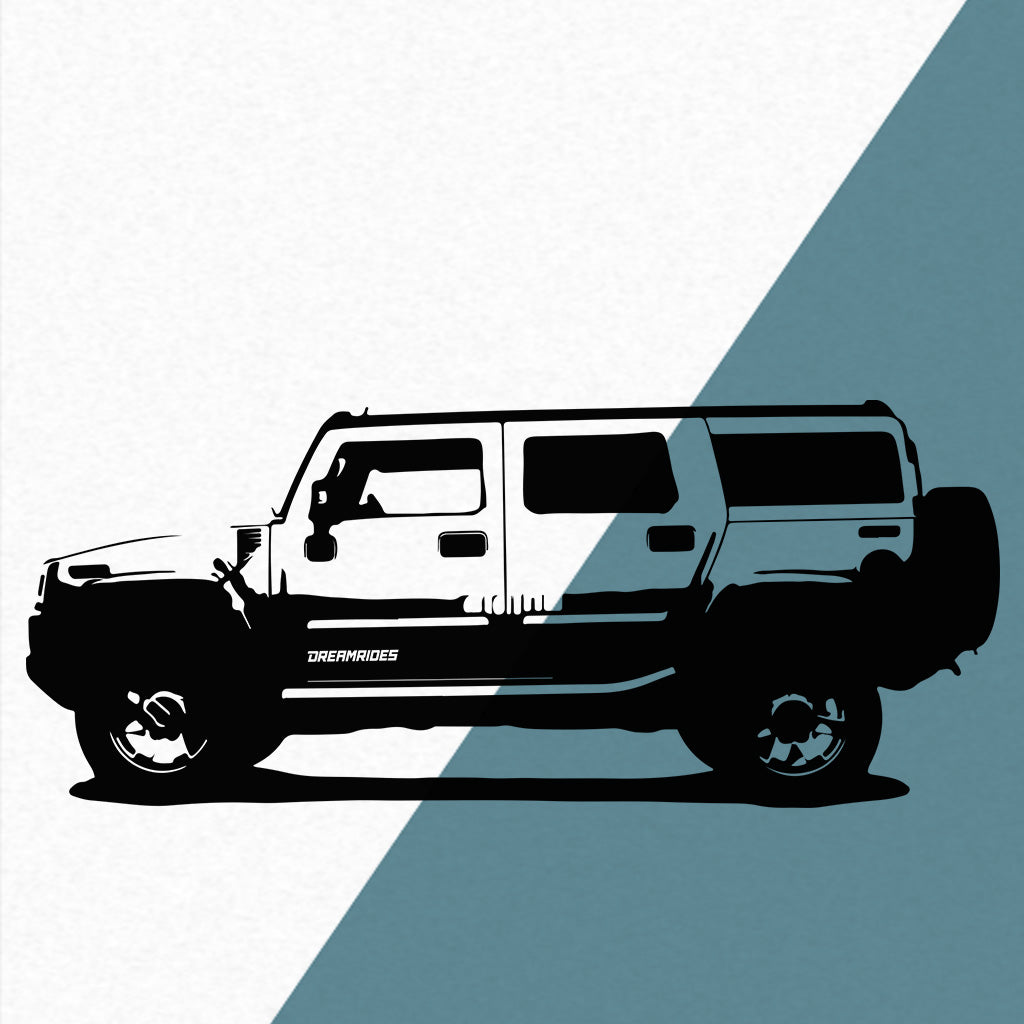 Hummer H2 (2004) - Wandtattoo