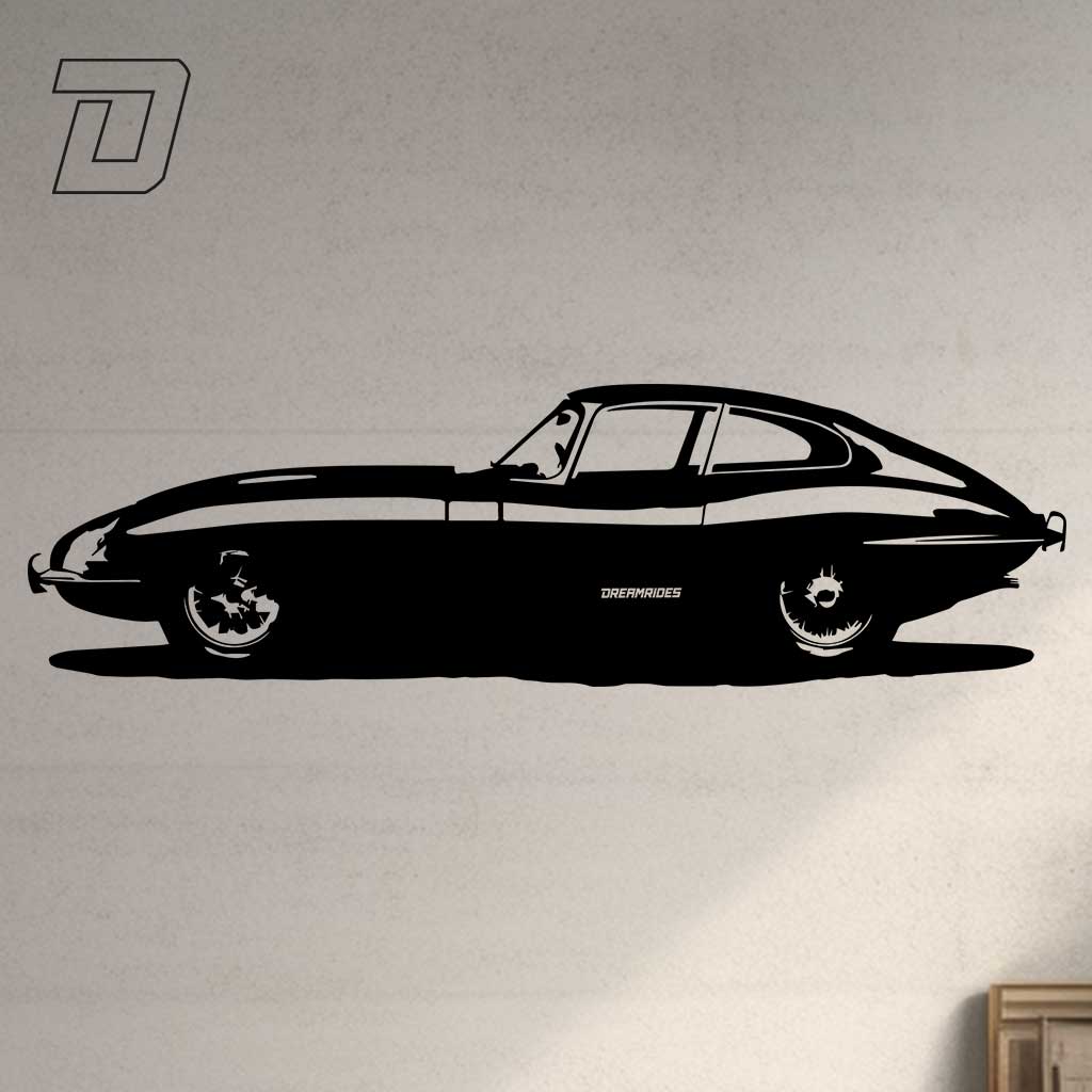 Wandtattoo - Jaguar E Type (1965)