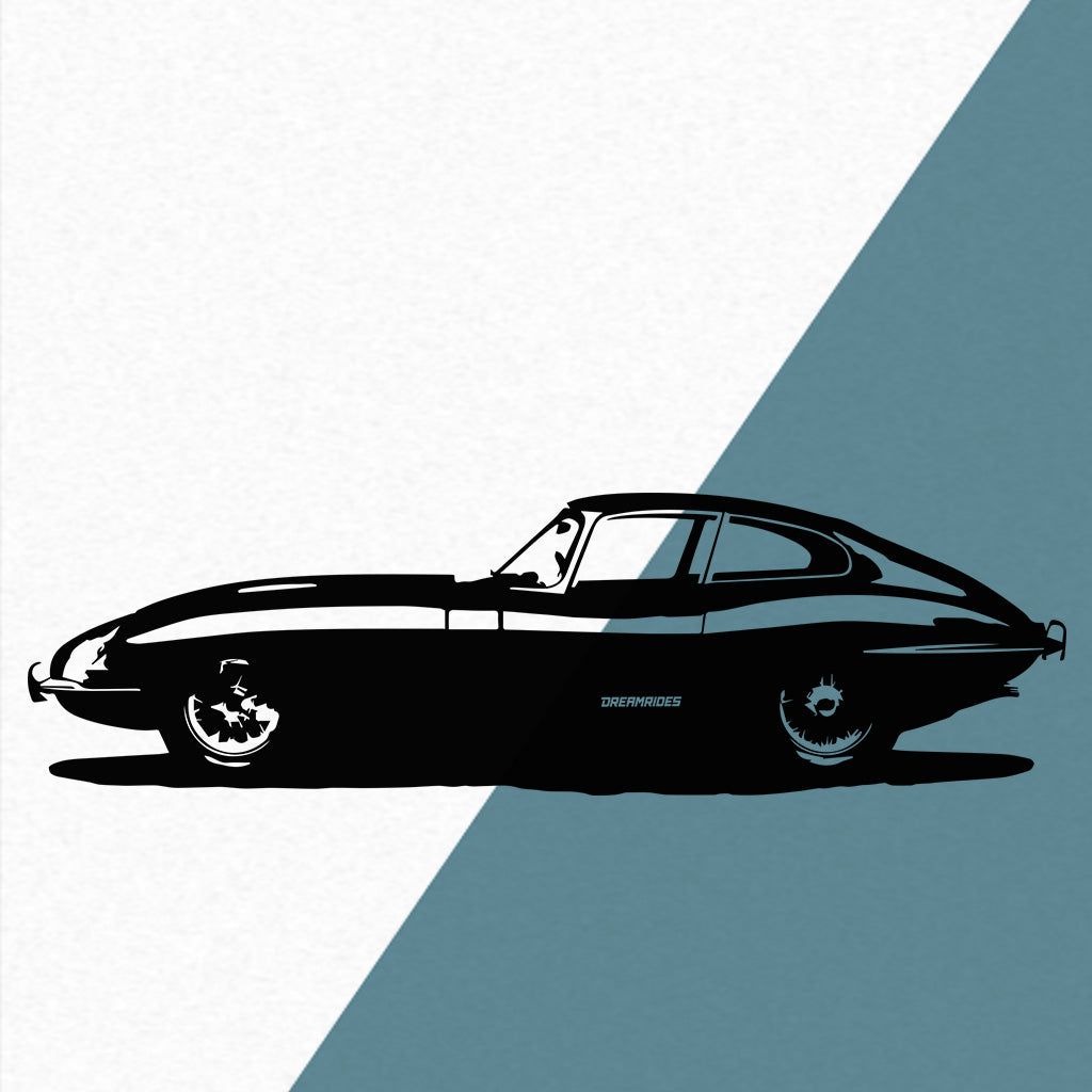 Jaguar E Type (1965) - Wandtattoo