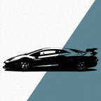 Lamborghini Aventador SVJ (2019) - Wandtattoo