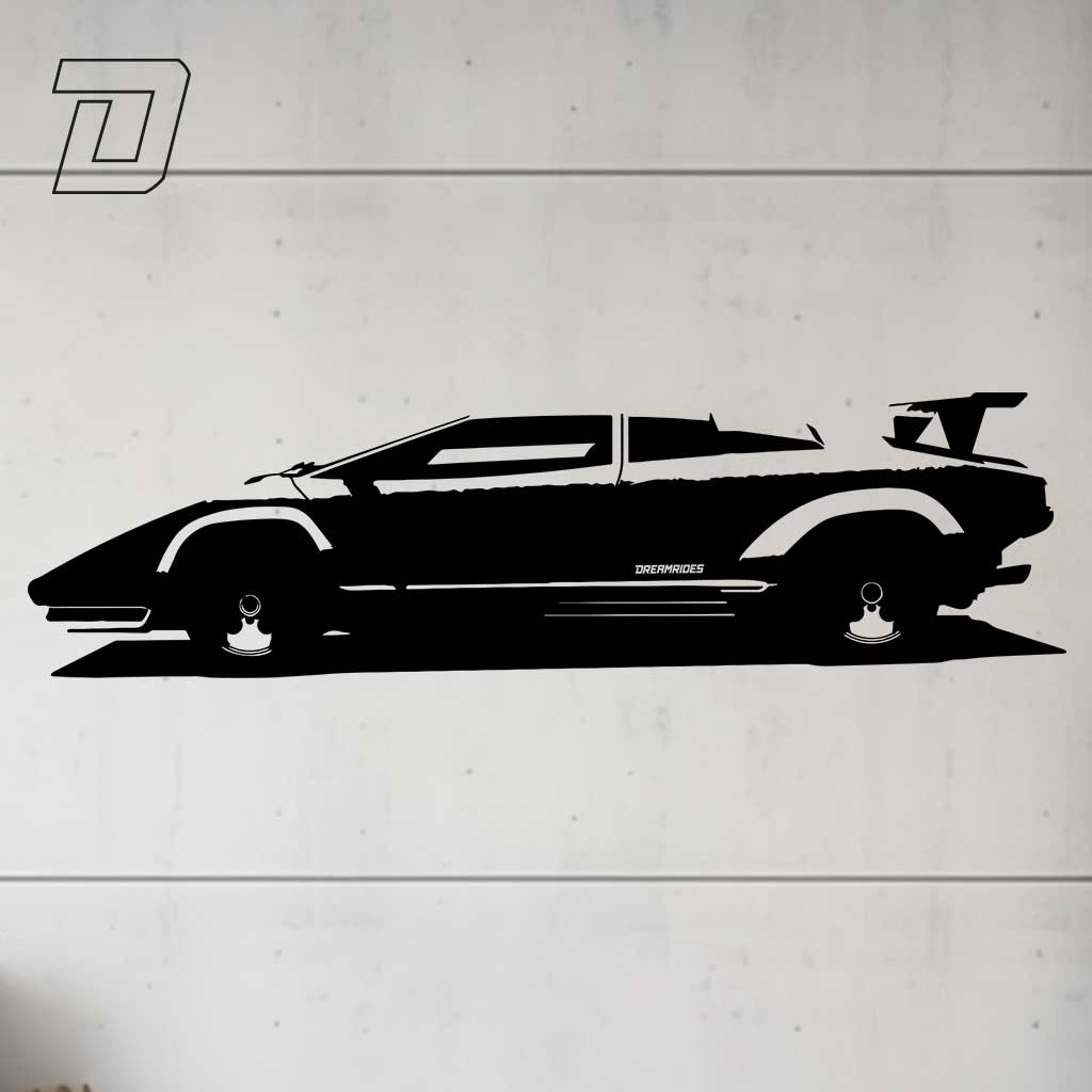 Wandtattoo - Lamborghini Countach (1973)