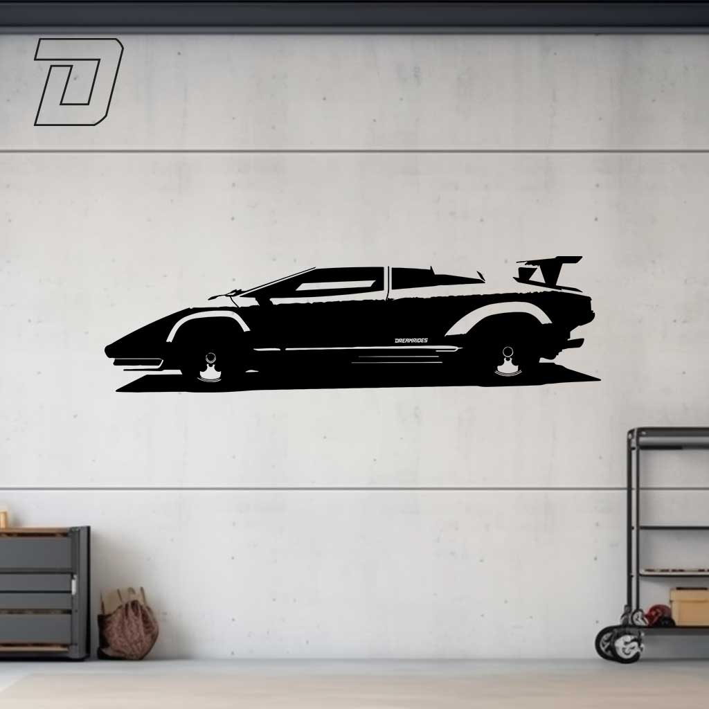 Lamborghini Countach (1973) - Wandtattoo