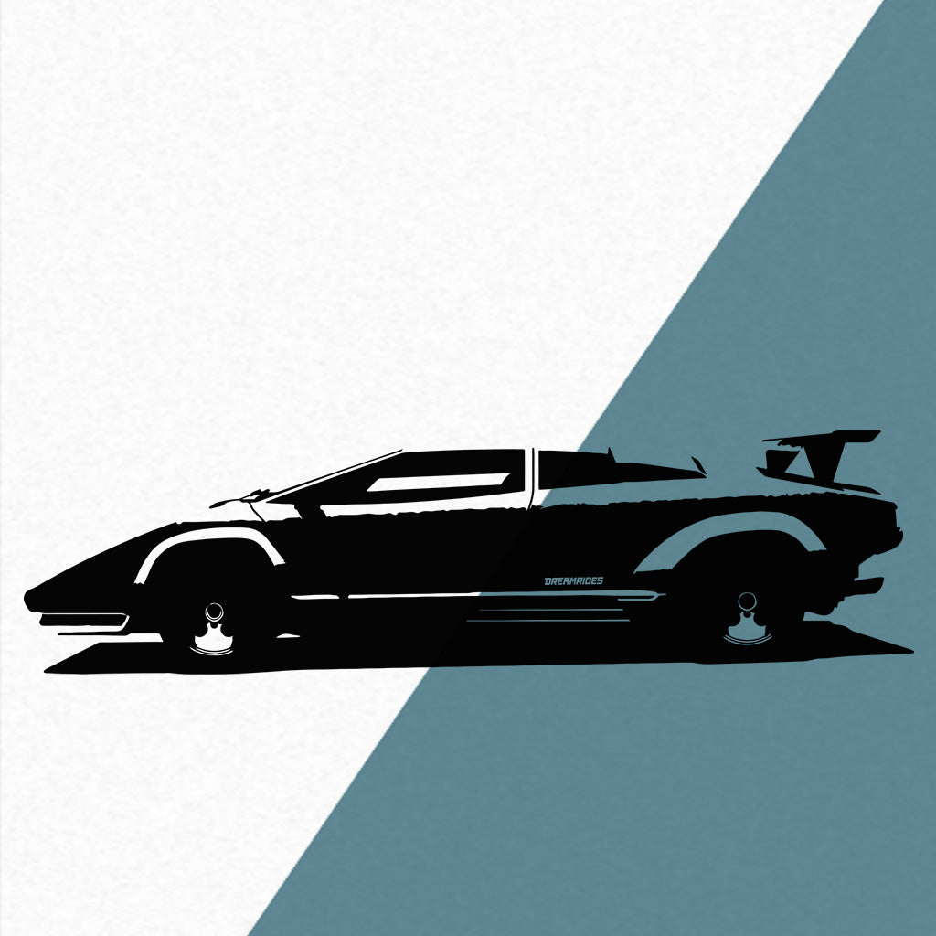 Lamborghini Countach (1973) - Wandtattoo