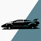 Lamborghini Countach (1973) - Wandtattoo