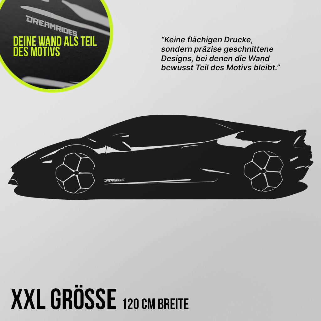 Lamborghini Huracan (2015) - Wandtattoo