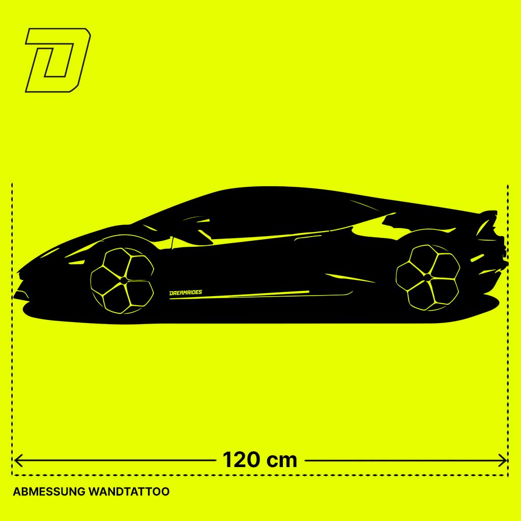 Wandtattoo - Lamborghini Huracan (2015)