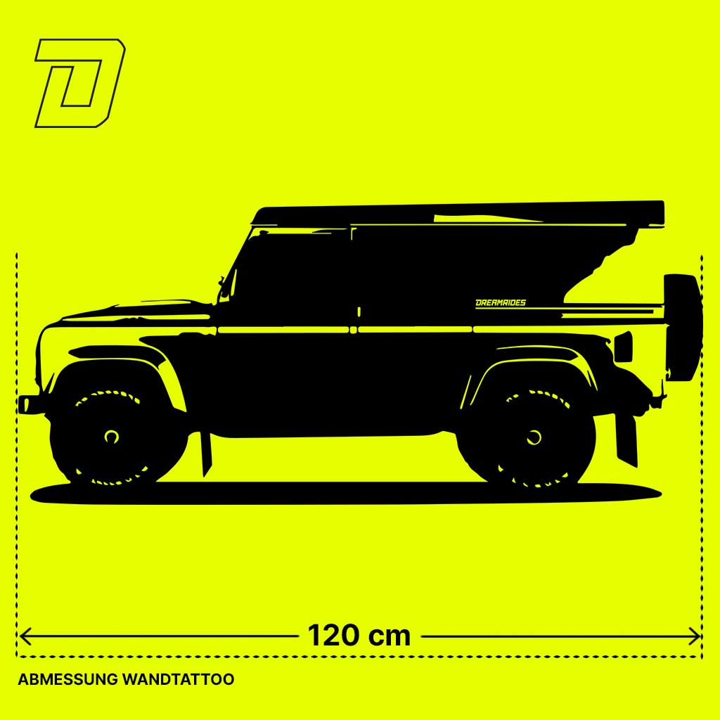 Wandtattoo - Land Rover Defender 110 (2013)