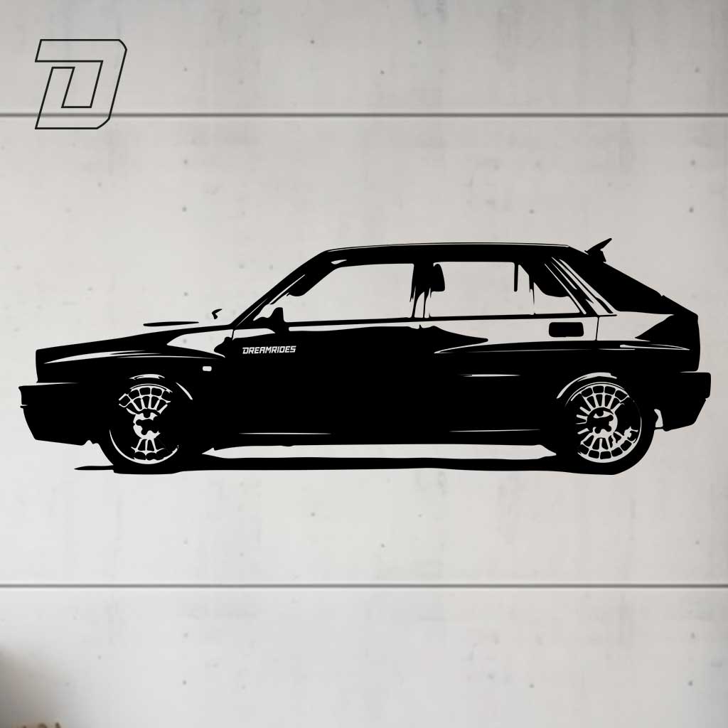 Wandtattoo - Lancia Delta Integrale (1992)