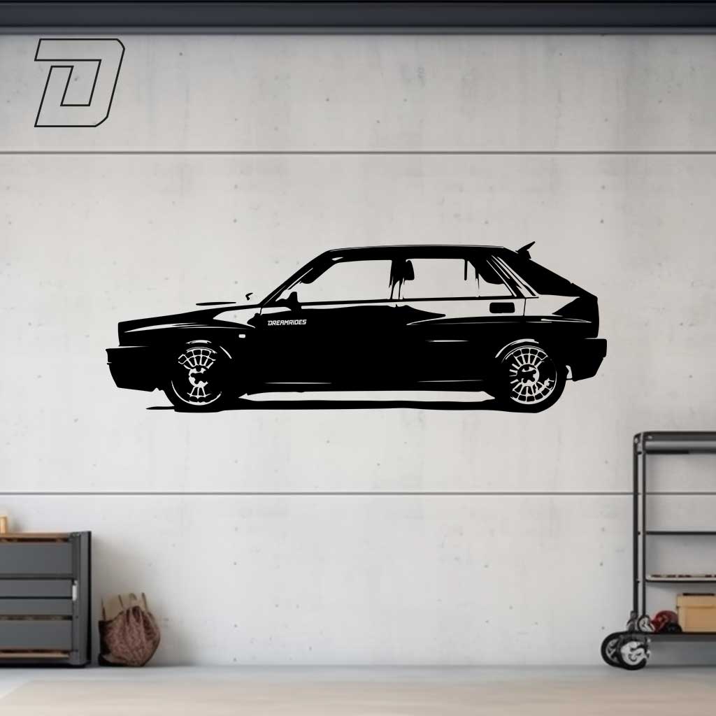 Lancia Delta Integrale (1992) - Wandtattoo