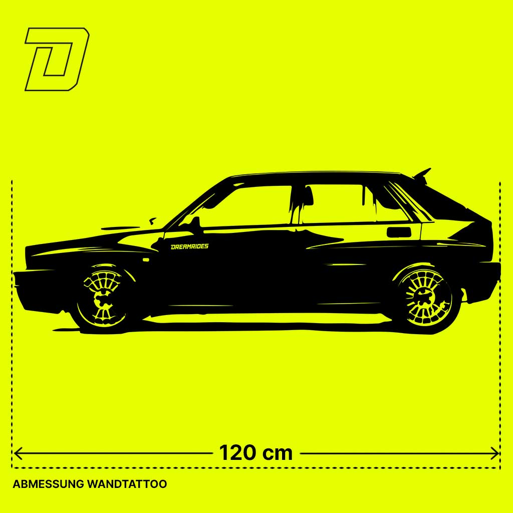 Wandtattoo - Lancia Delta Integrale (1992)