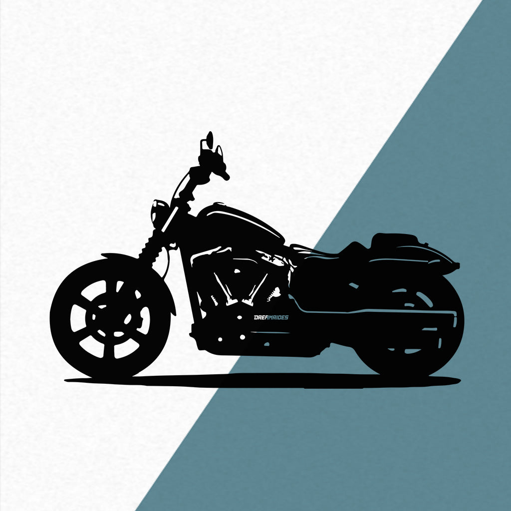 Harley-Davidson Street Bob 114 (2024) - Wandtattoo