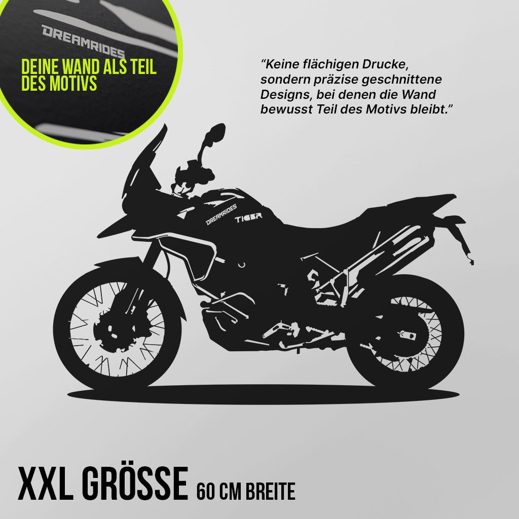 Triumph Tiger 900 Desert Edition (2026) - Wandtattoo